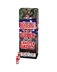 OORAH ! SUPER CANISTER SHELLS | 60 Gram Cannister Shell by Sunwing Fireworks